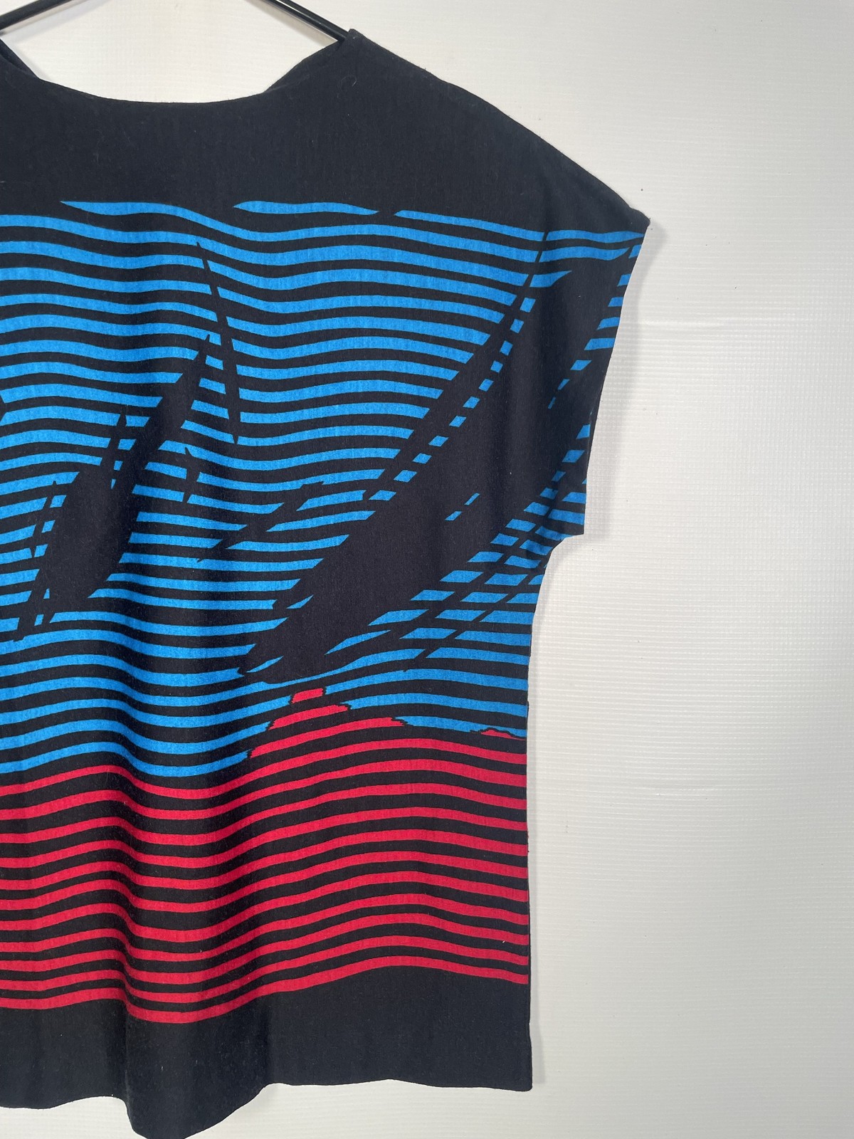 Vintage 1980s Abstract Print Tshirt Size M
