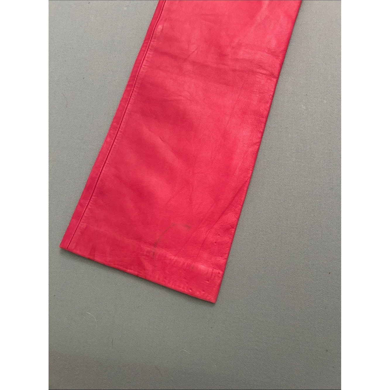 New w/defects GAP Vintage Circa 2000 Leather Bootcut Jeans – Bright Pink