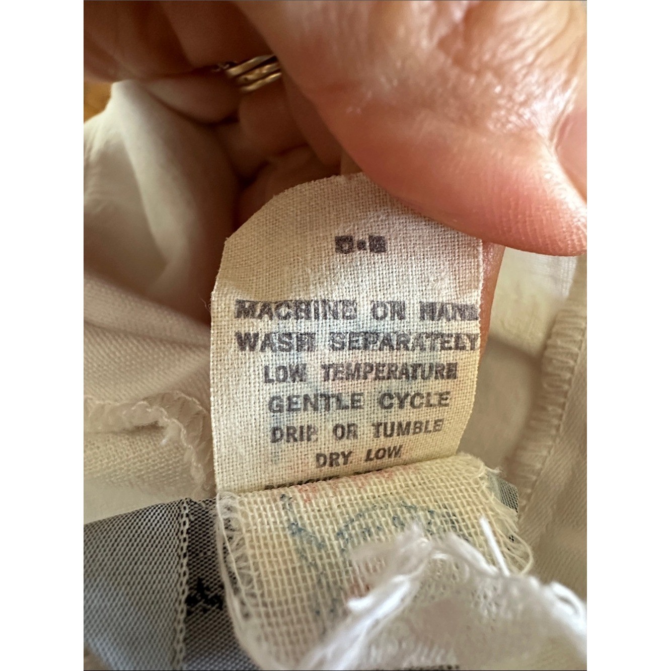 Vintage 70s Intuitions by Kathy Manning White Wide-Leg High Waist Dress Pants