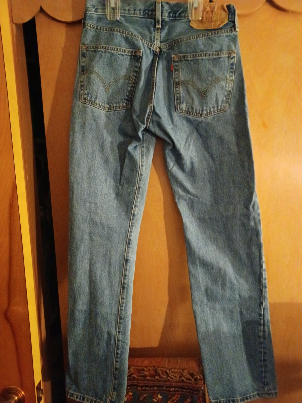 VTG 90s LEVI’S 501XX Jeans Size 31 x 31.5 baby blue super nice 00501-0193