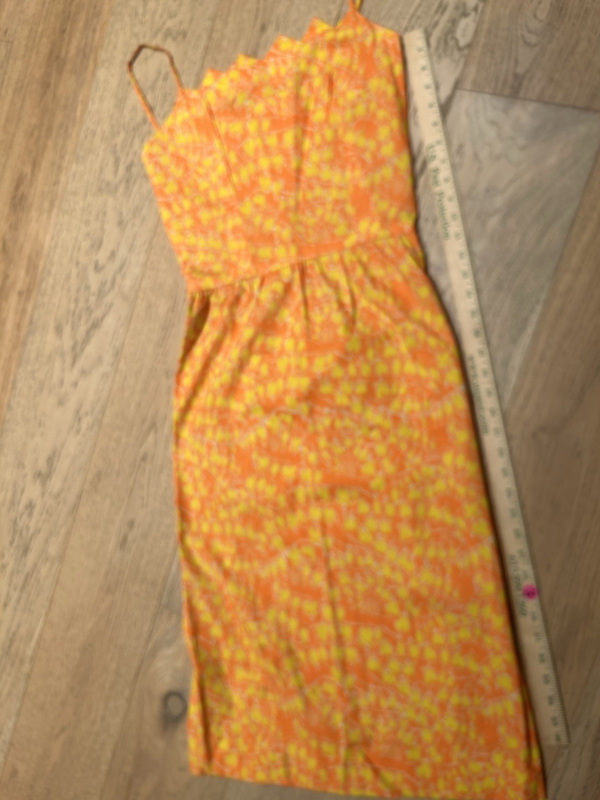 Vintage 1960’s Lilly Pulitzer Dress Women’s Orange Yellow Novelty Print Aline