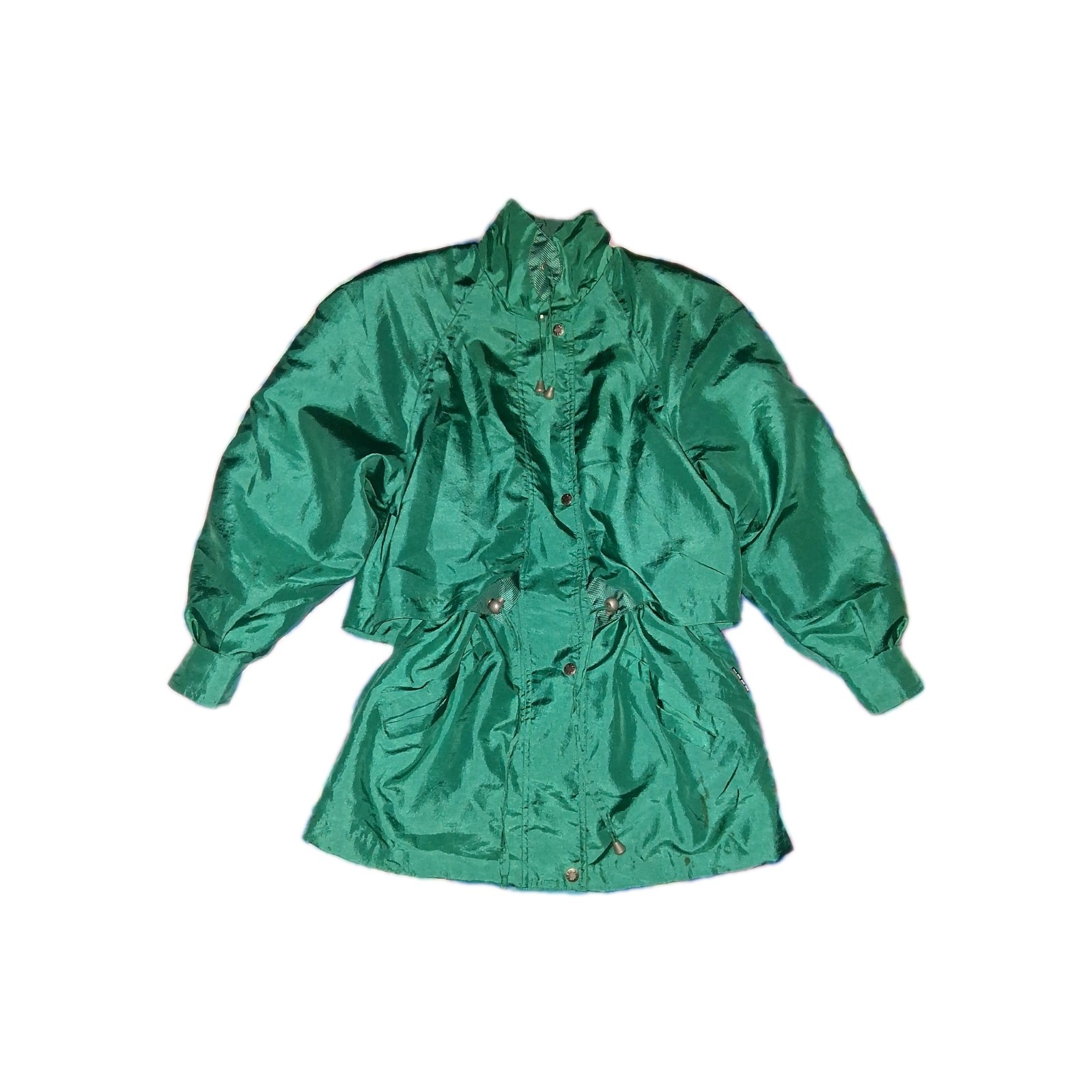 Innovations By Izzi Vtg80s Transformative Teal Jacket Activewear Streetwear Sz S