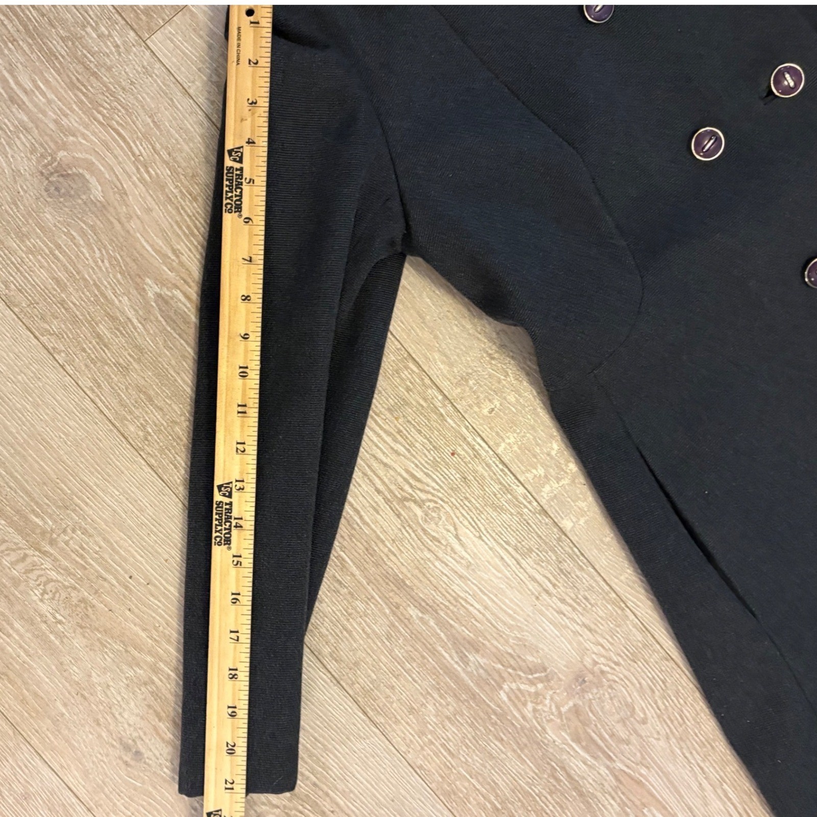 Vintage Benjamin’s Pioneer Coat Co Union Made Double Breasted Long Coat 1960s