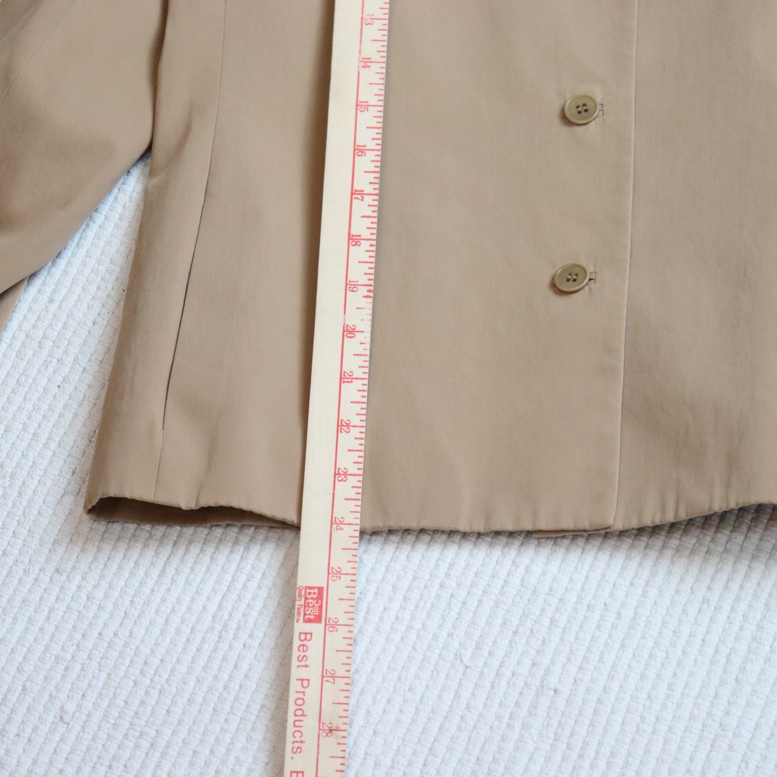 Valerie Stevens Tan 3-Piece Suit Set Blazer Skirt Pants Career Wear Size 8