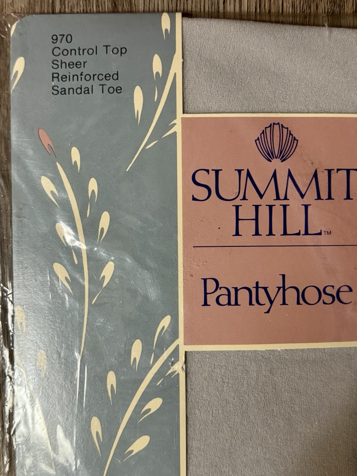 Vintage Summit Hill Pantyhose Dove Grey Size A NOS Hudson’s 1980s