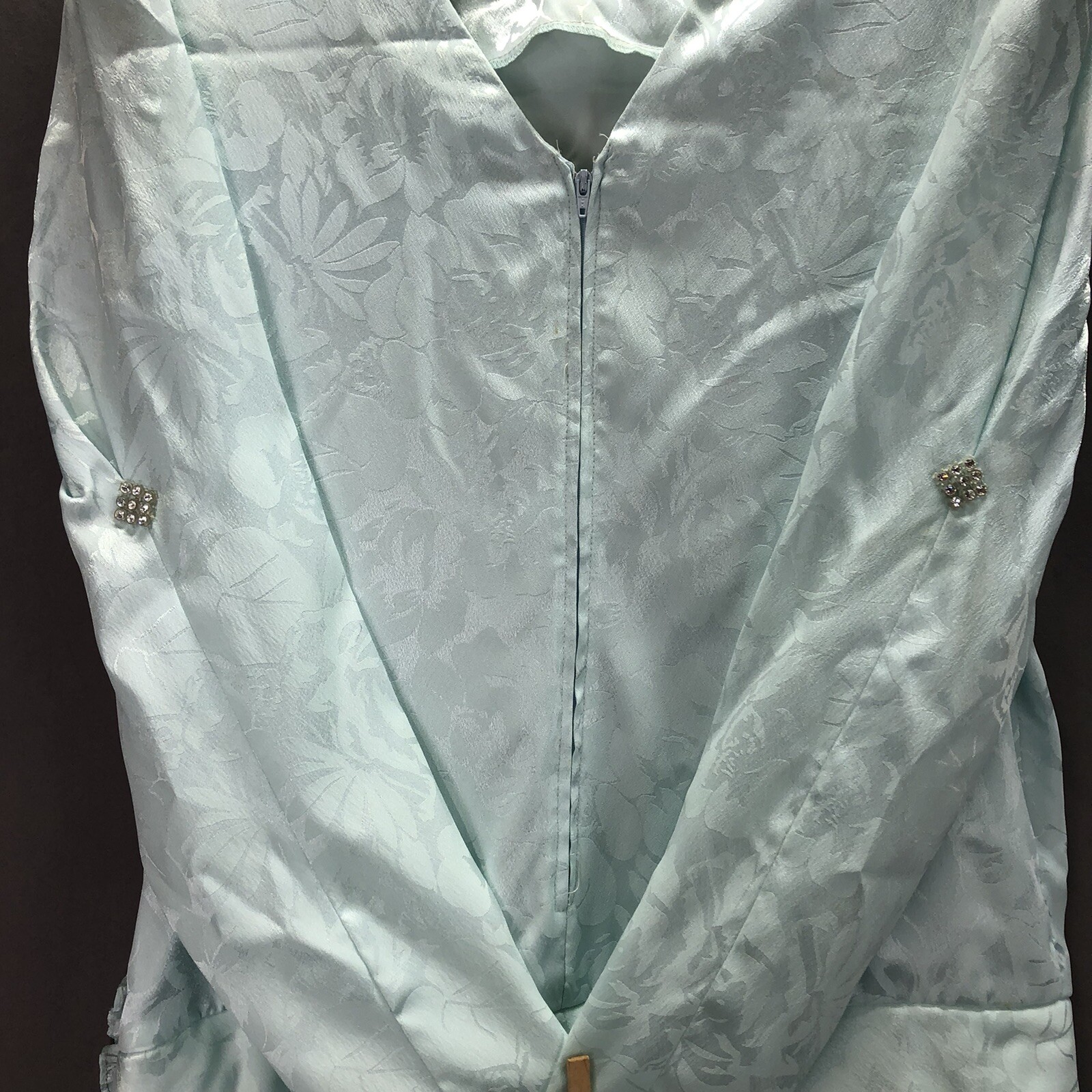 VINTAGE MICHAEL MARCELLA LTD BARBARA CHODOS PALE BLUE FANCY DRESS SIZE 12