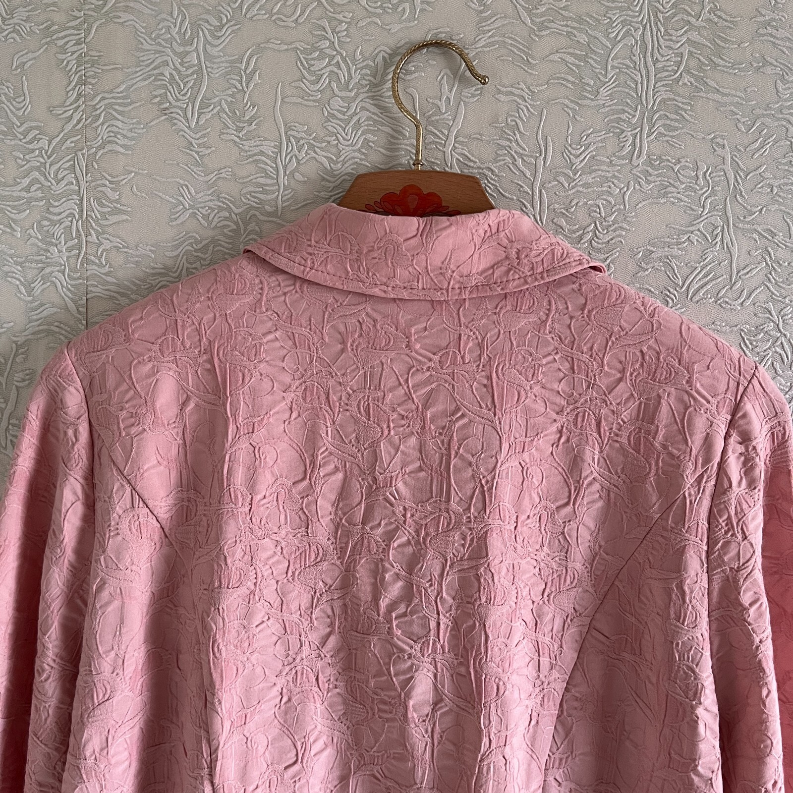 Rare Vintage Fair Lady Pink Womans Germany 3/4 Sleeve Jacket Size M