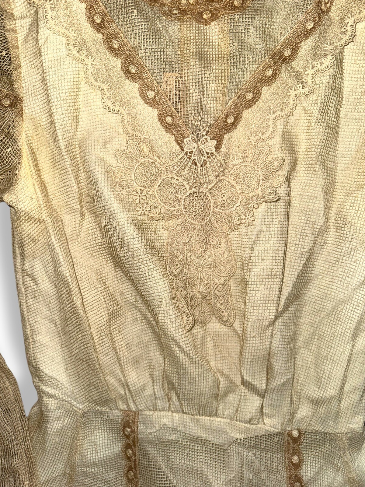 vintage COUNTRY ELEGANCE by Susan Lane Victorian Lace Dress size 10