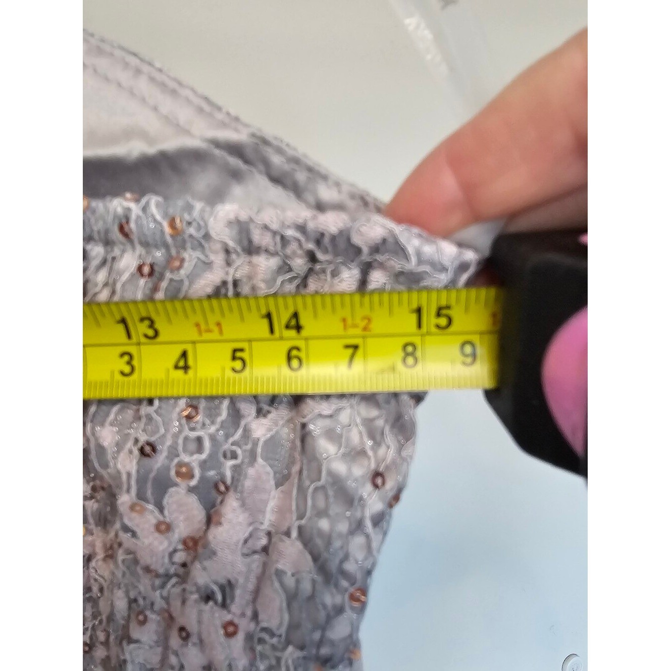 NWT Hayden Lace Sequin Corset Cami Top Lavender Pink Y2K SZ Small