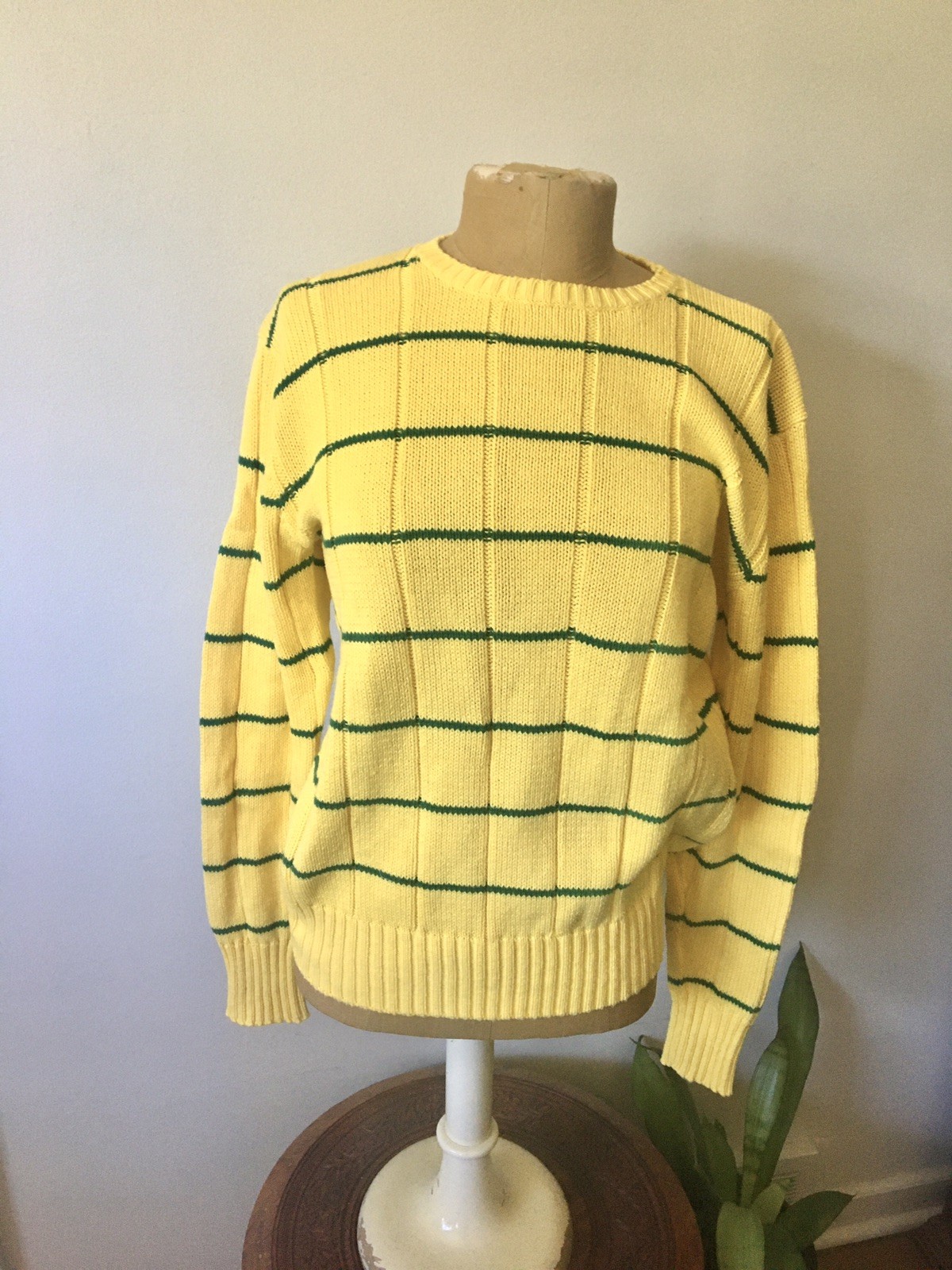 1980’s-1990’s Polo Ralph Lauren Yellow Cotton Sweater