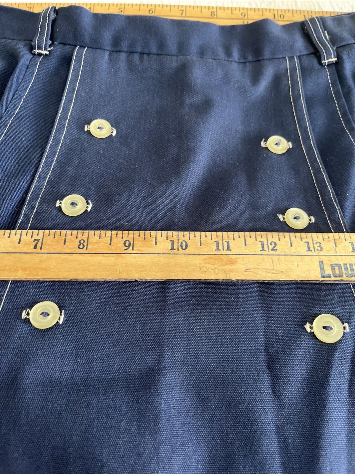 Vintage 1970’s – Gauchos/Culottes/Skort – Blue – Gator Of Florida