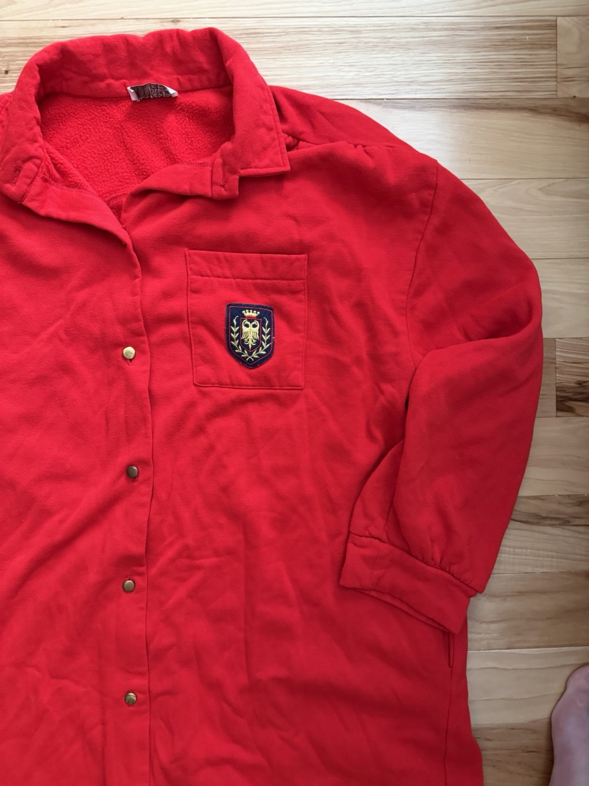 vintage Brownstone Studio New York Robe Red