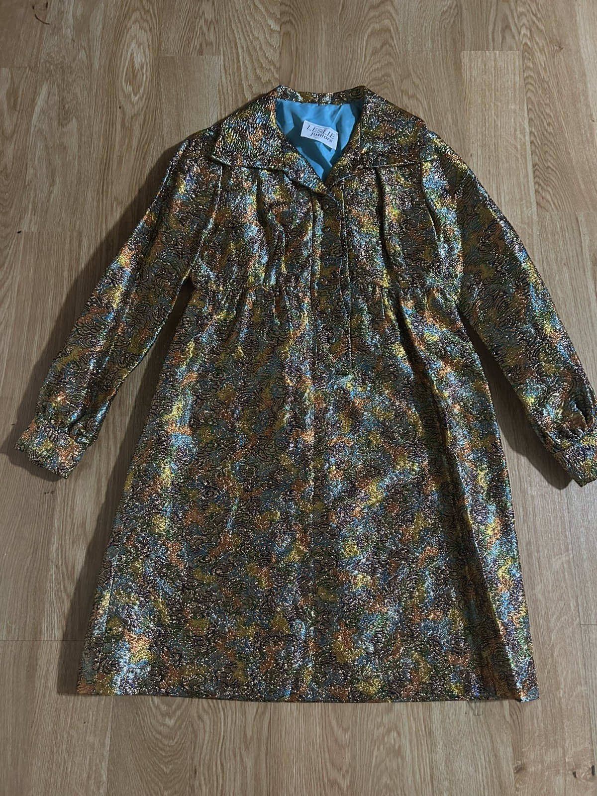 VINTAGE Brocade Coat Dress – Leslie Juniors