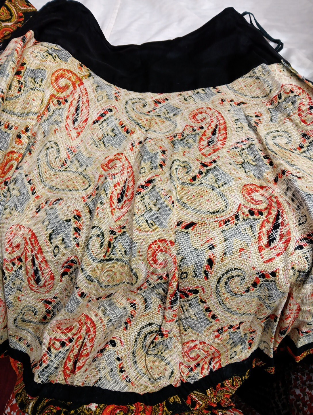 Vintage Paisley Skirt / Jacket Set Retro MCM Matching 60s 70s Vibrant Truly Rare