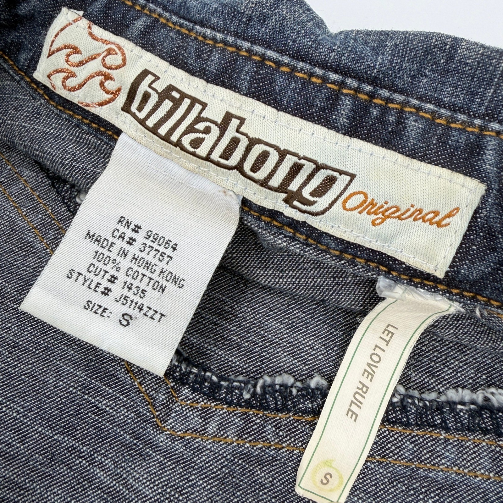 Billabong Y2K Vintage Women’s Blue Denim Snap Front Shirt Top Sz S Cotton