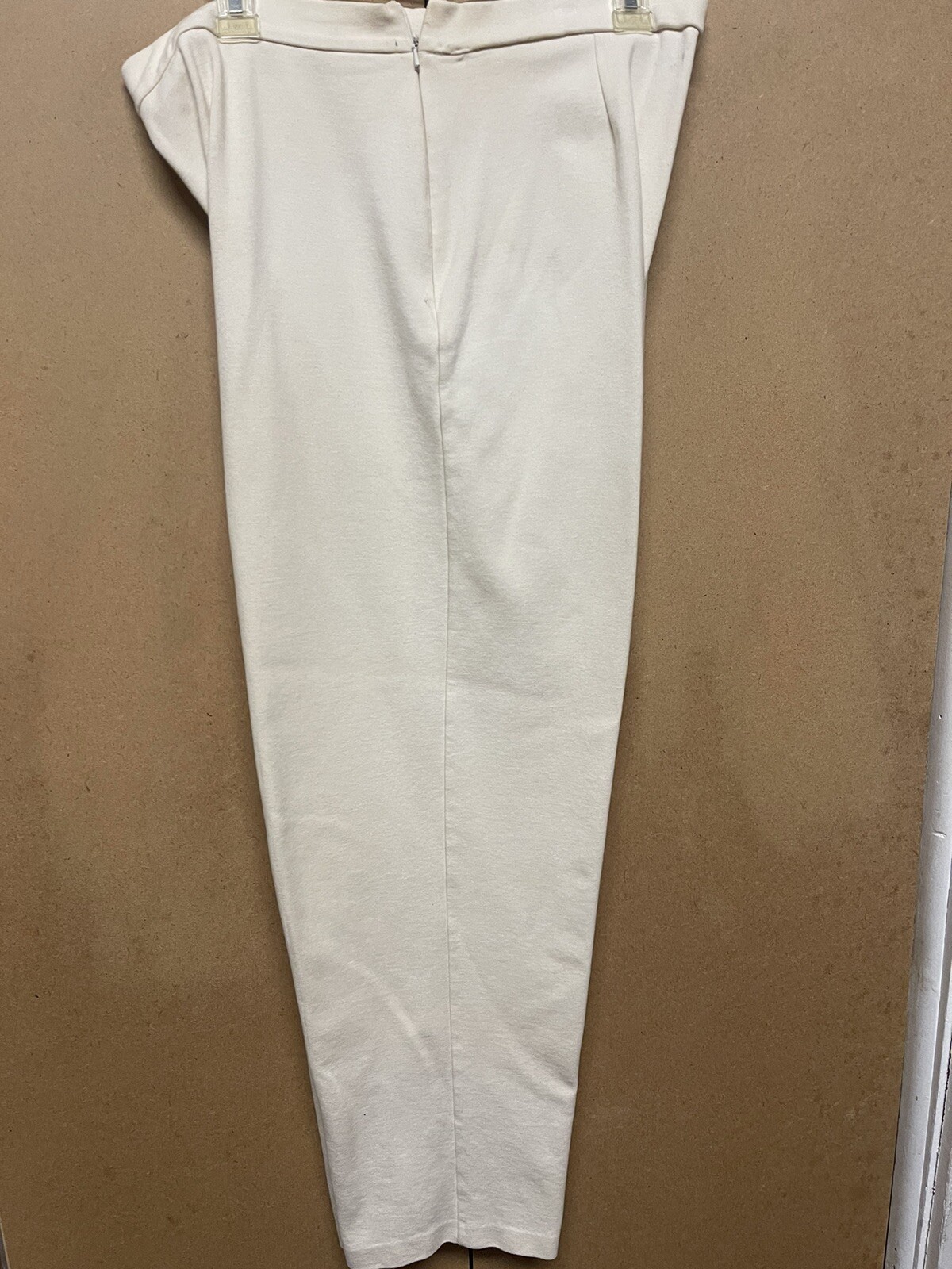 Vintage TALBOT’S Side Zip Ivory/Cream Pants Large Some Stretch No Pockets