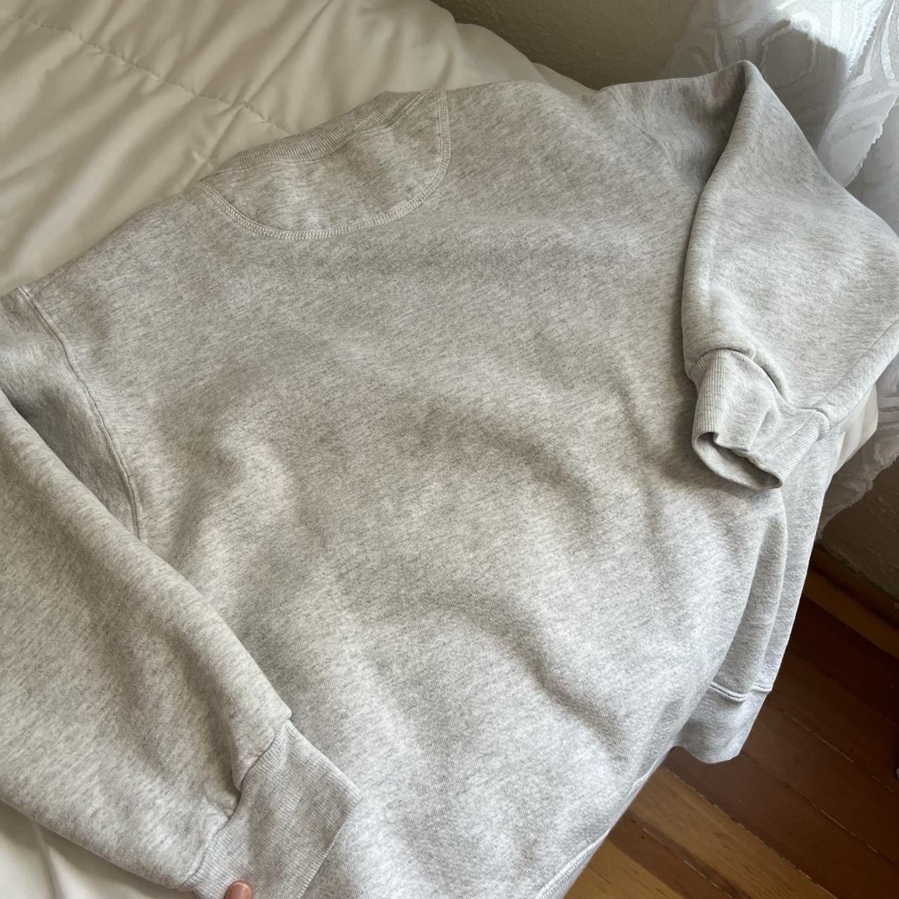 VTG Heavyweight Sweatshirt Small Heather Gray Crew Neck Made in USA 90s Cotton