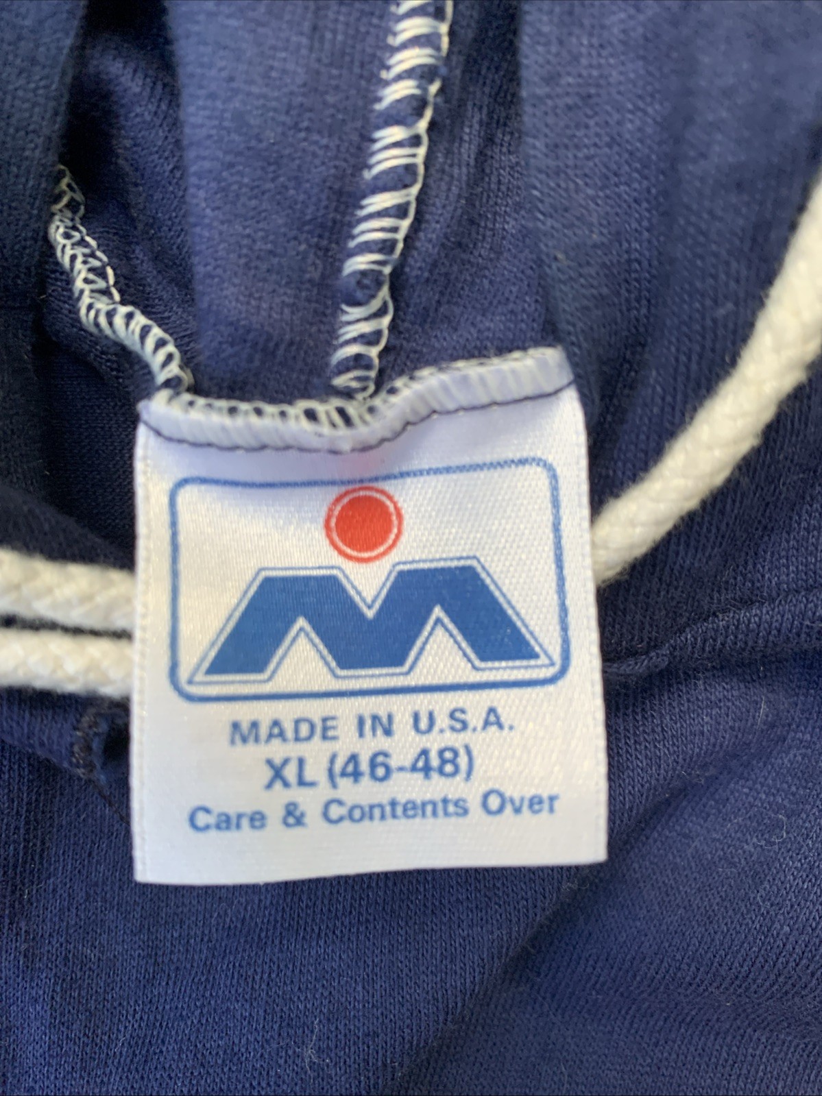 Vintage Wright Brothers French Lick Indiana Light Weight XL Hoodie USA Made