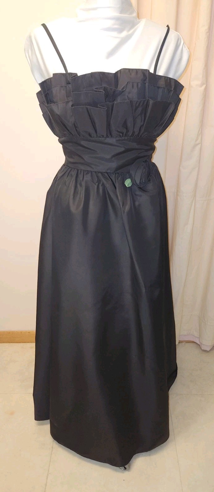 Vintage Flirtations Gown By Alfred Angelo*Taffeta Retro Prom*Small