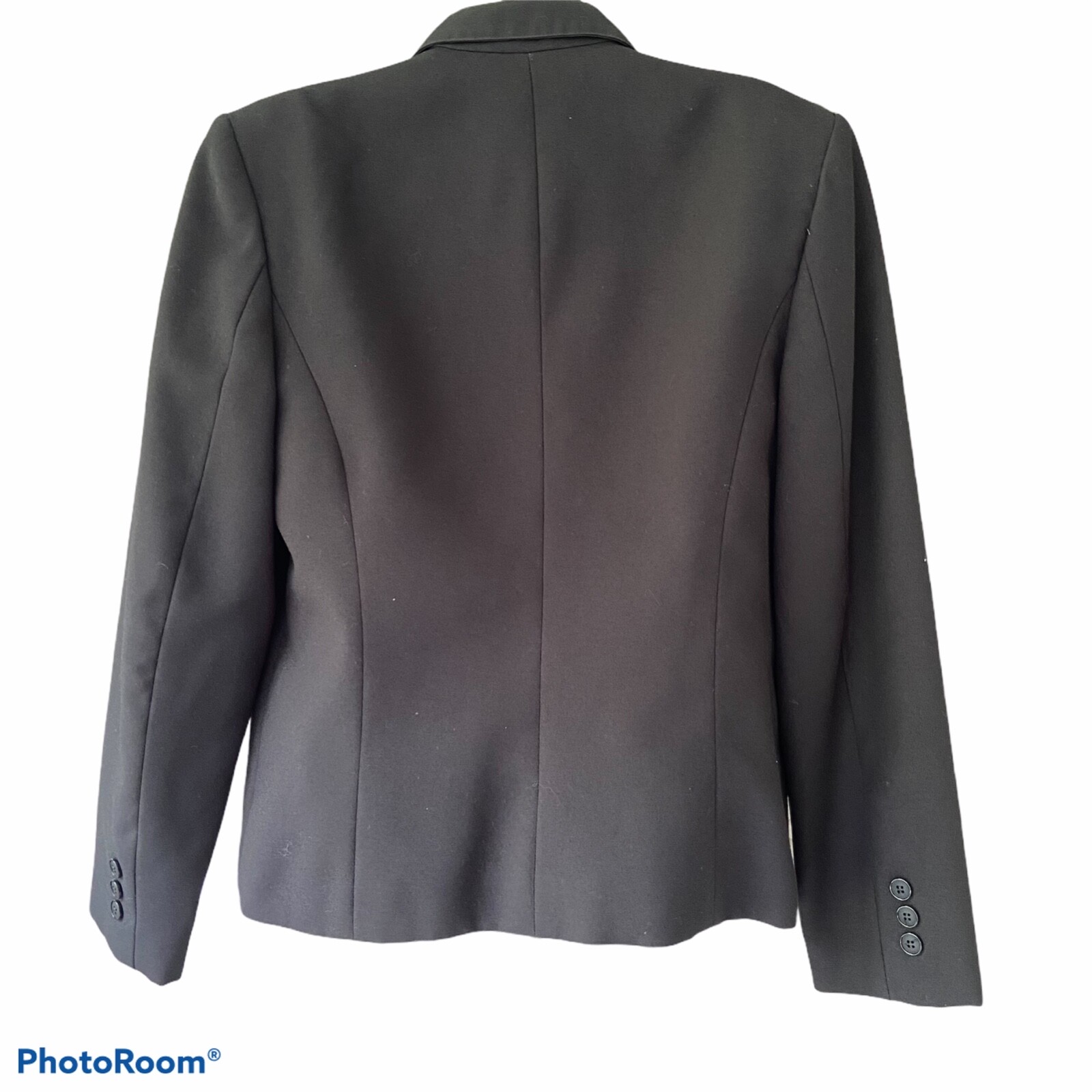 Vintage College Town Black Blazer Women’s Size 11/12 Style 3200 w/ Shoulder Pads