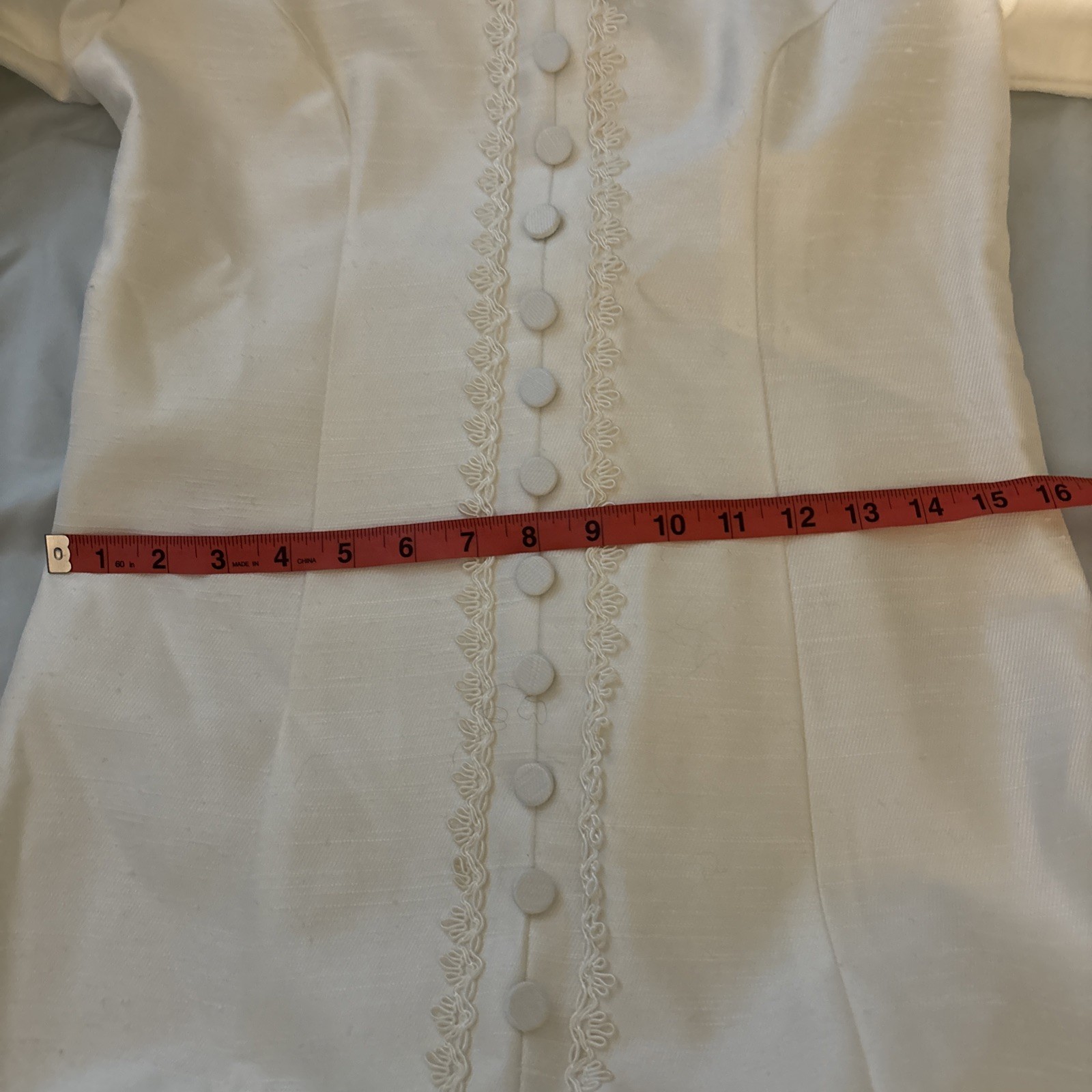 Vintage Lorrie Deb of San Francisco 1950s Ivory Wedding Dress Cape Train SZ 9 10