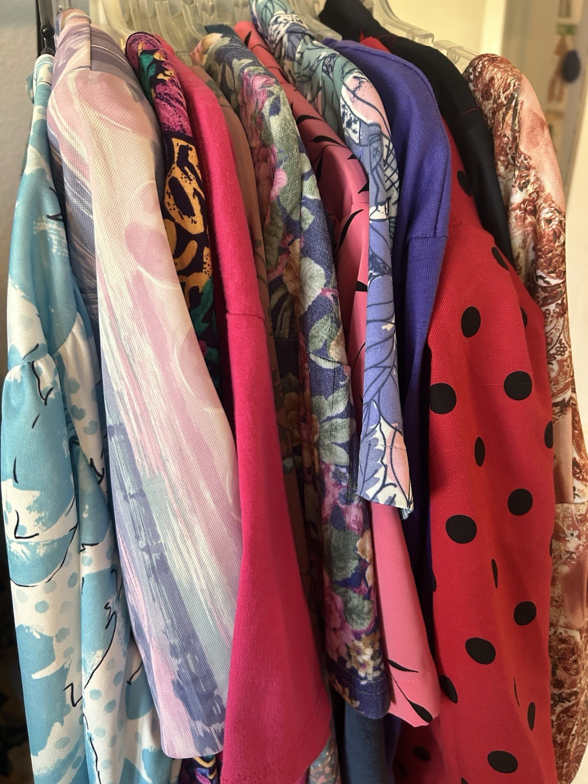 Vintage Lot 13 Women’s Plus Size Tops Shirts XL 18-20 2X 1970s 1980s Floral 90s