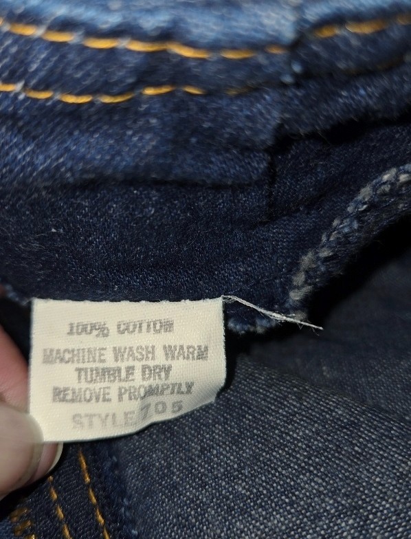 VTG SZ 30 9/10 Rag City Blues LA Zip ALL The Way Around Denim Jeans Style 705