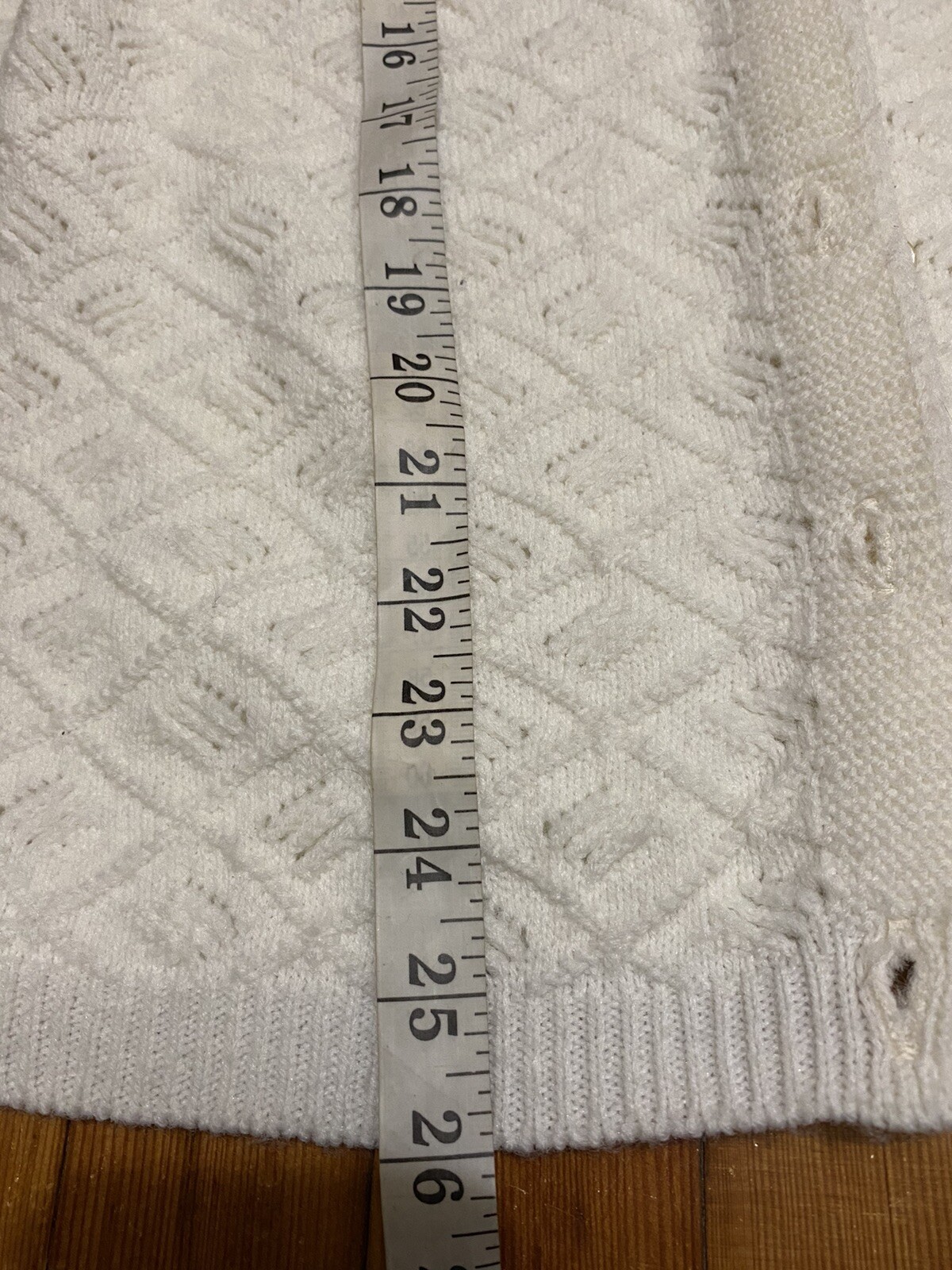 Vintage Cardigan Sweater Bee by Banff Womens Sz M Button Up Top Diamond Knit 70s