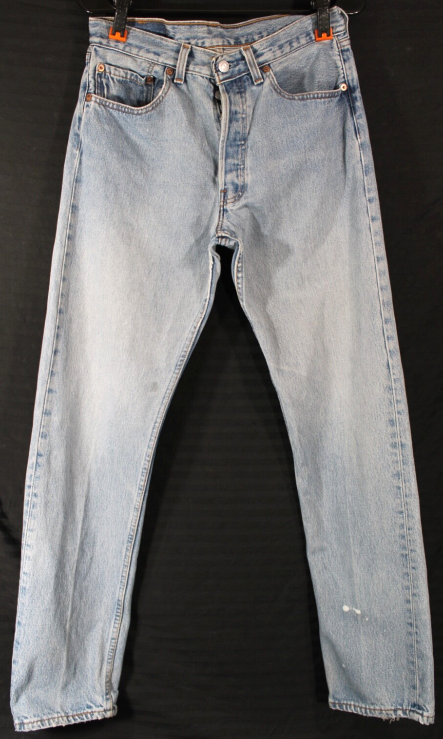 Vintage 1990s Levi’s 501 USA Button Fly BLUE Denim Jeans Women Women’s 31W x 32L
