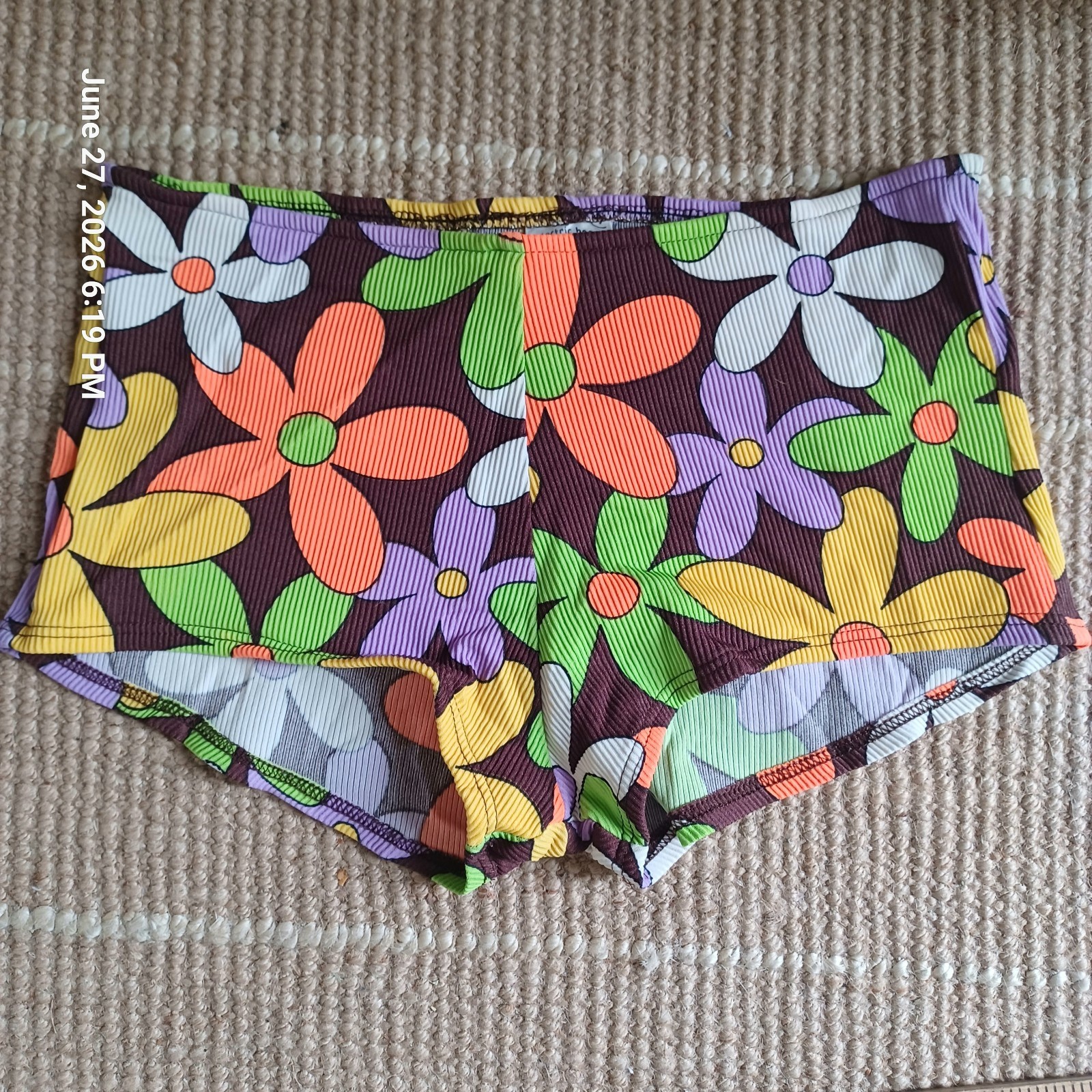 Vintage 60s bikini bottoms ONLY Jantzen Flower Power Hippie Psychedelic XS
