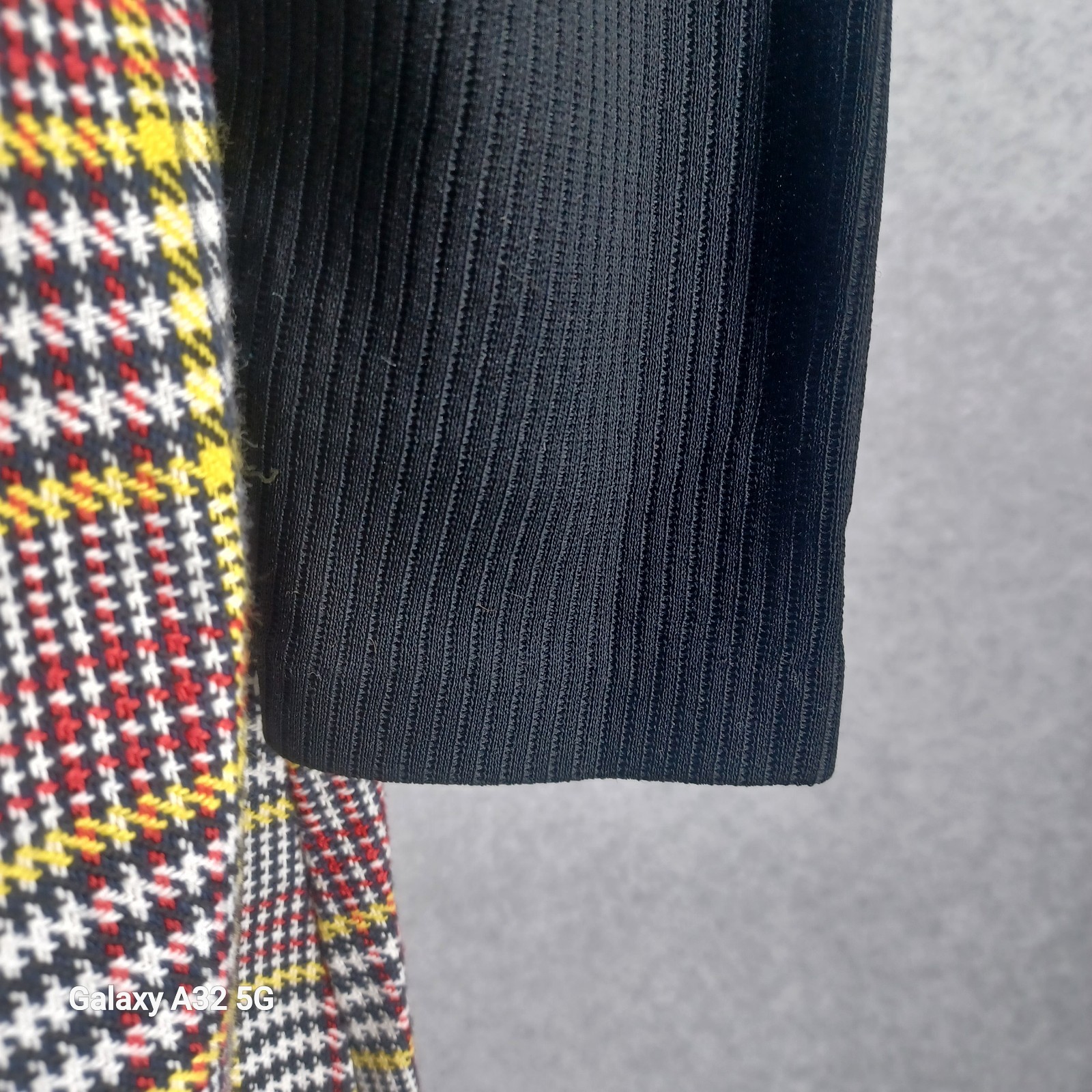 Vintage Mod Plaid Midi Dress Womens Size 14 See Measurements Fashion Rare 1970s