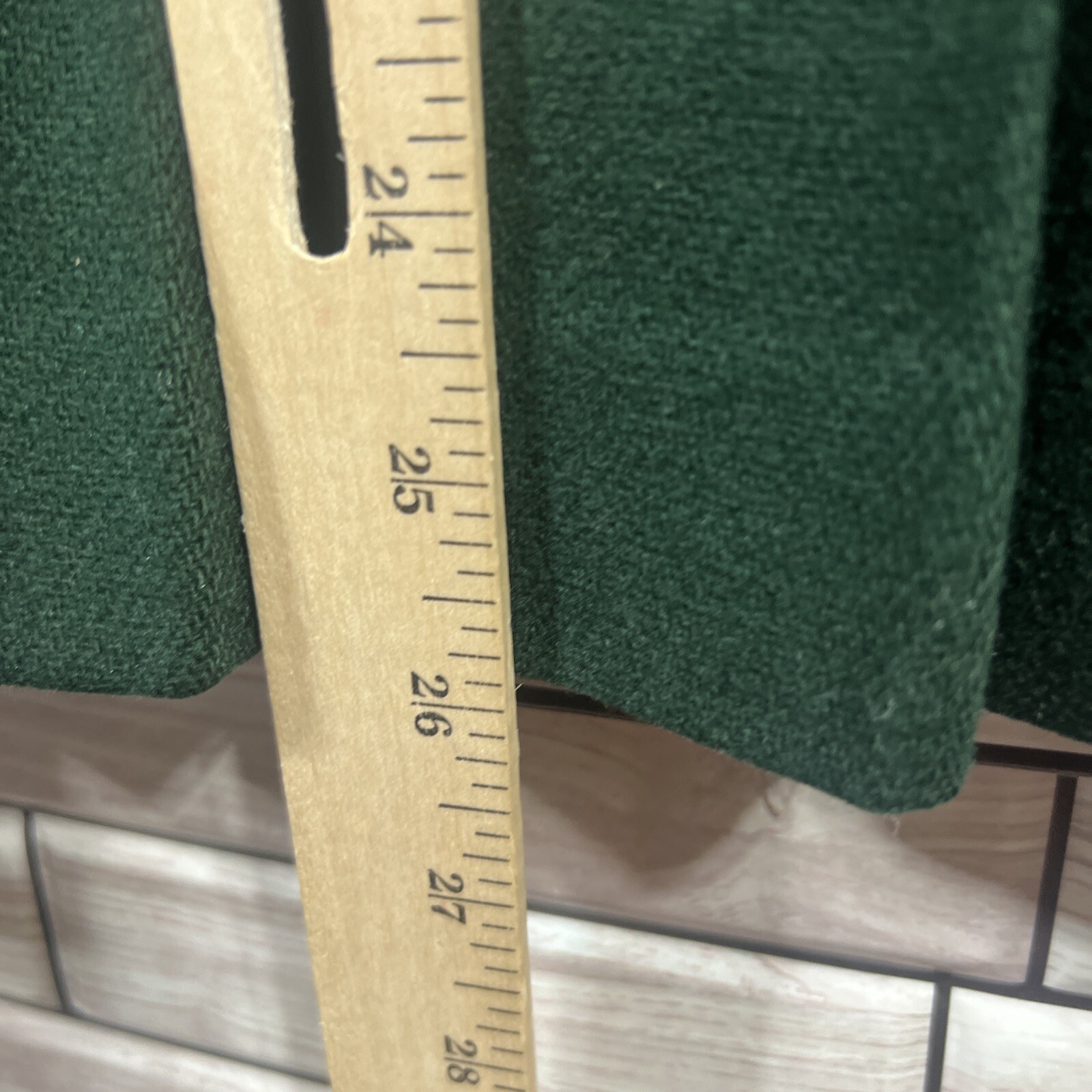 Wardrobe Maker 100% wool womens green jacket blazer pleated skirt 80s Vintage