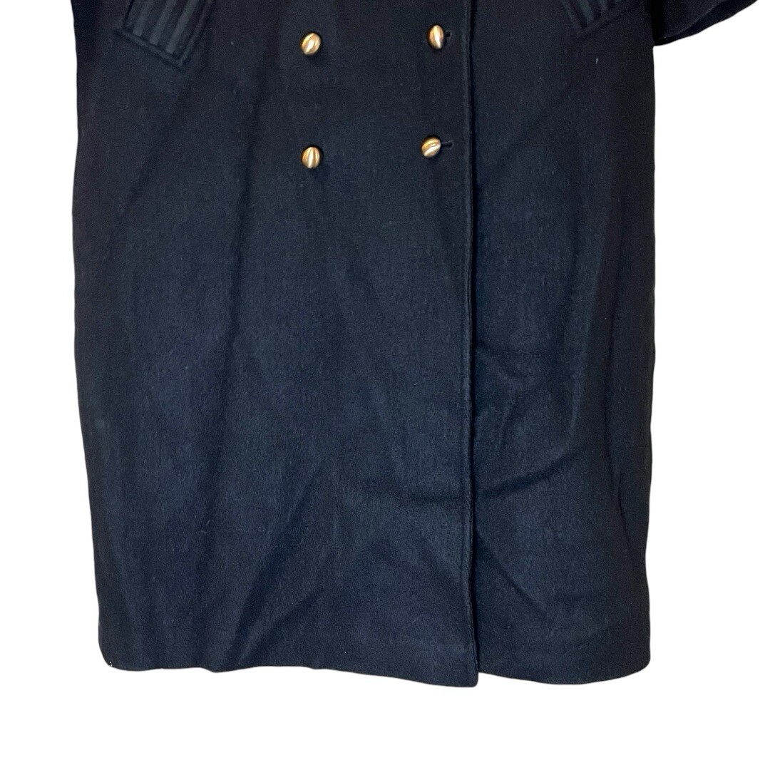 VTG DONNY BROOK Black Wool Trench Coat
