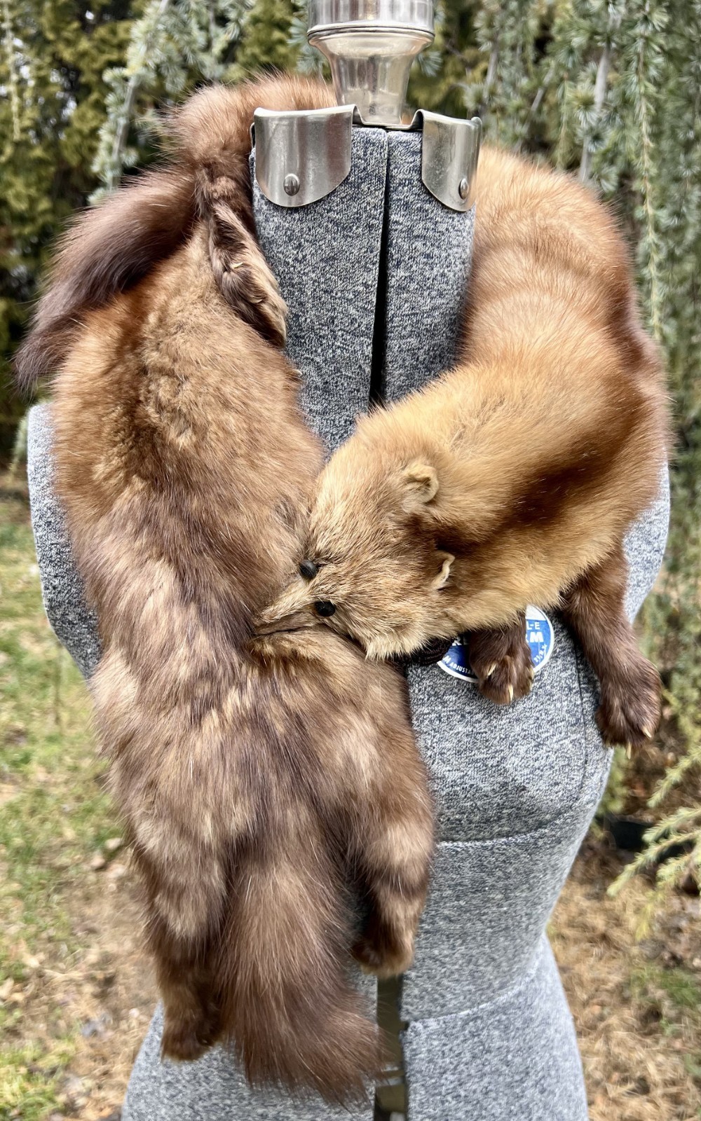 VINTAGE 1930’s LUXURIOUS BROWN SABLE FUR STOLE