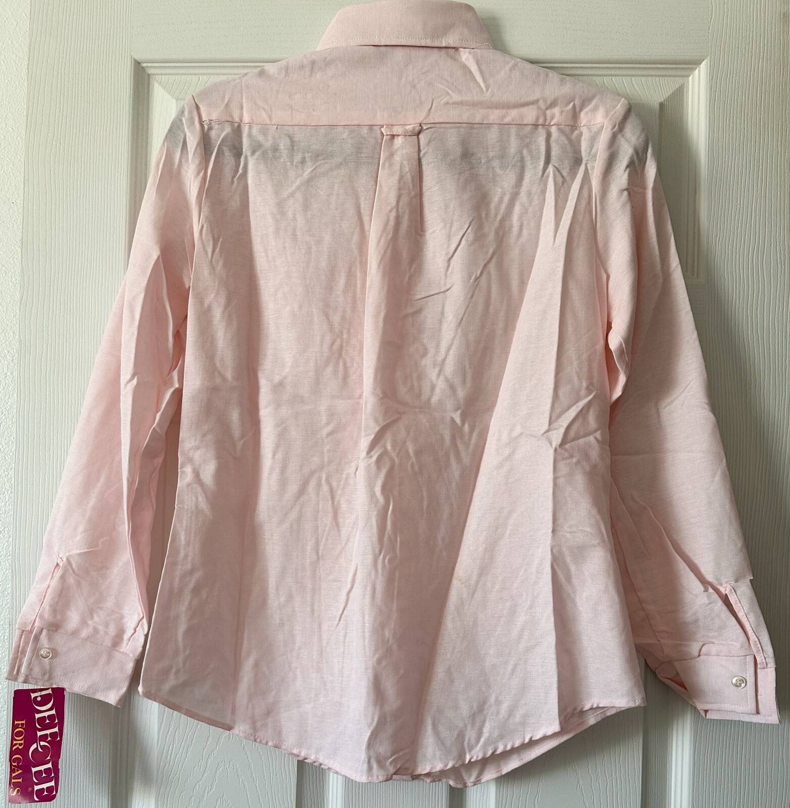 Vtg DEE CEE For Gals Pink Western LS Shirt Womens Horse Button Down Sz Small NWT