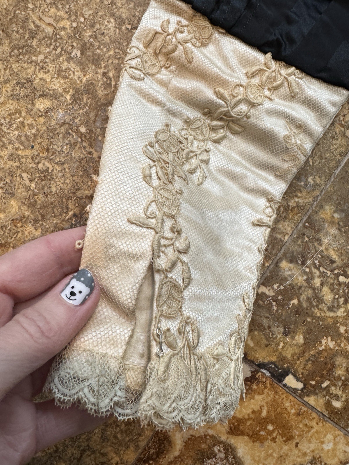 Antique Victorian Couture Bodice c1888–1893 Worth-Era Black Leg-of-Mutton Sleeve