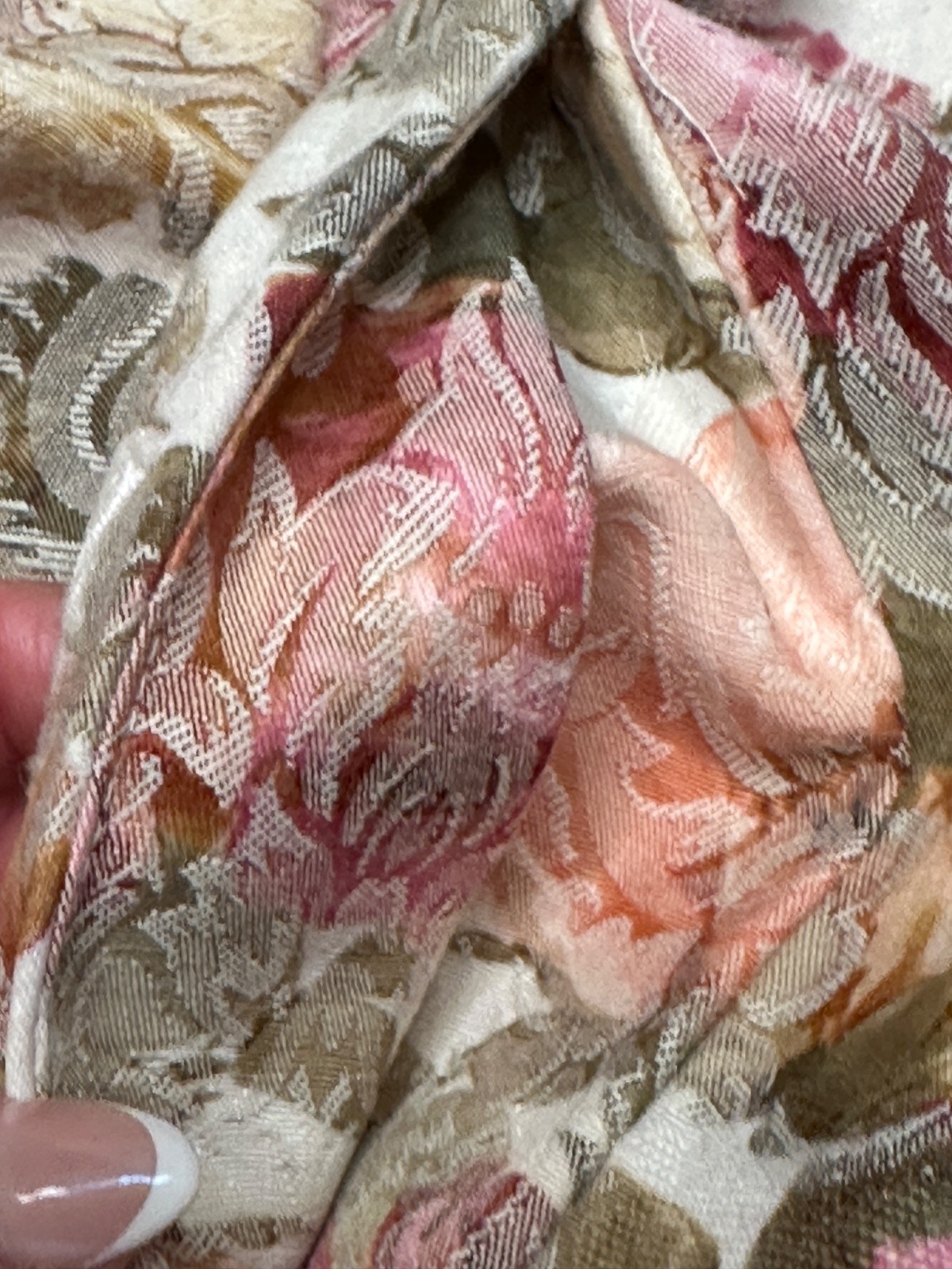 VTG 80’s 90s Ariel Peter Keyloun Floral Maxi Caftan Hostess Gown M Lagenlook