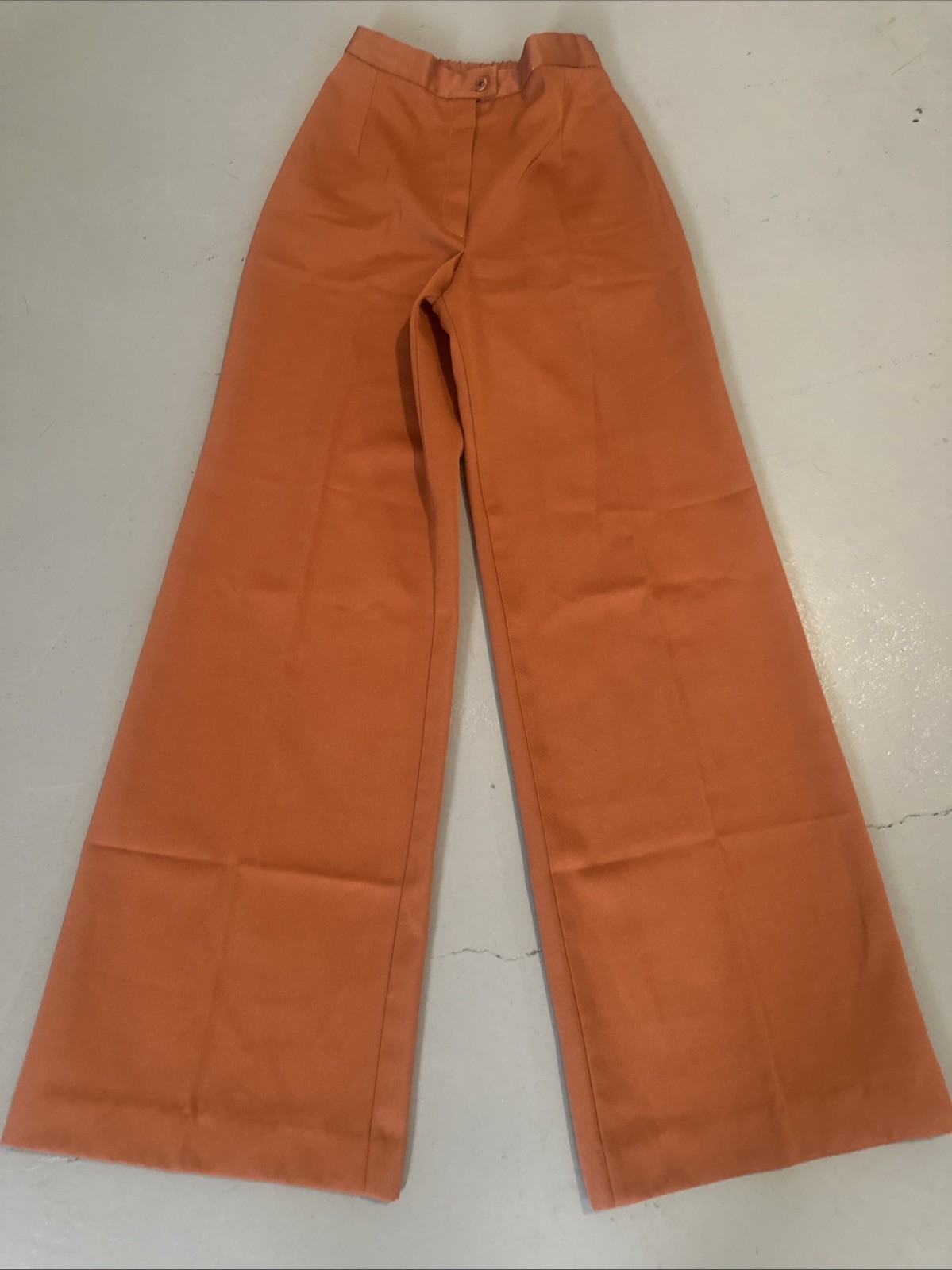 Vintage 60s Tami Original Burnt Orange Wide Leg Pants Sz small High waist Retro