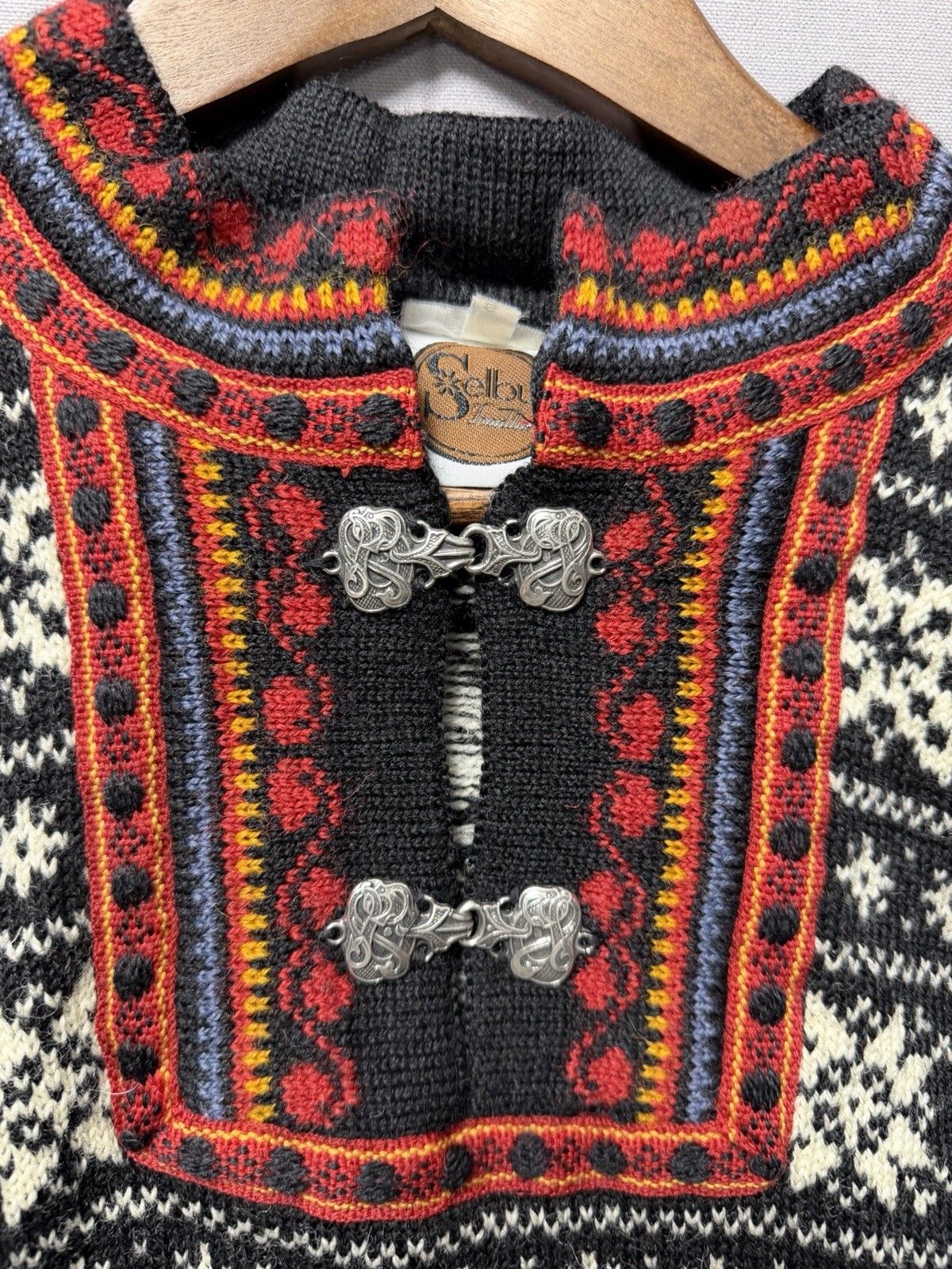 Vintage Selbu Tradition Norwegian Wool Sweater – Size S (Fits M/L, See Sizing)