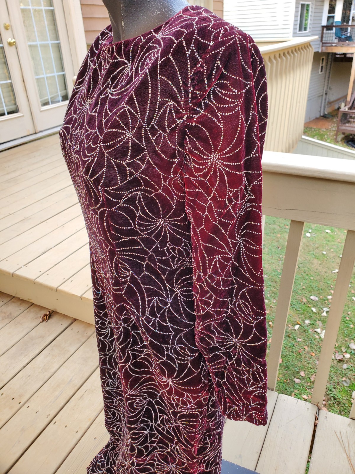 Vintage Geoffrey Beene Dress Rhinestone/Glitter Dress