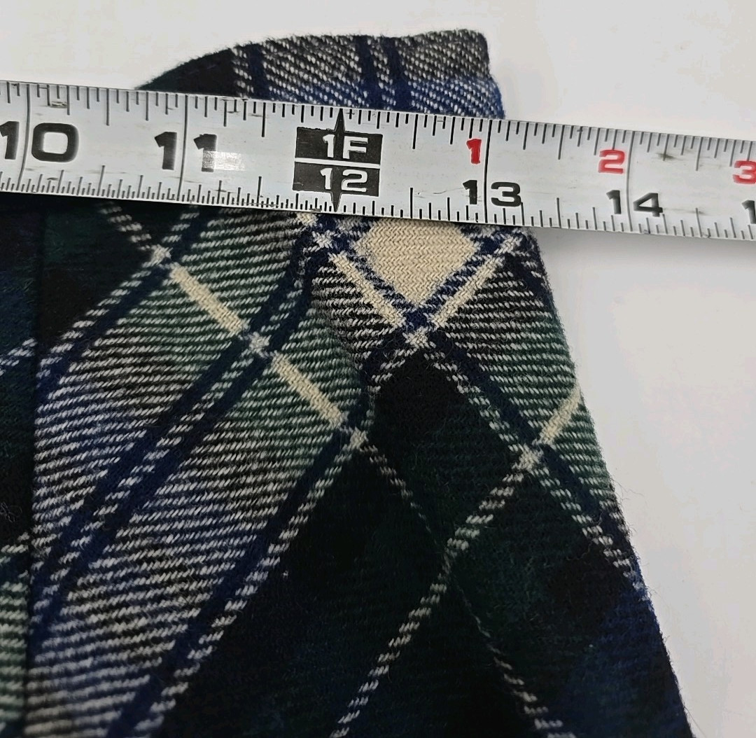 1960’s Vtg PENDLETON Wool PLAID A-LINE Dark Academia Preppy Casual Chic SKIRT-10