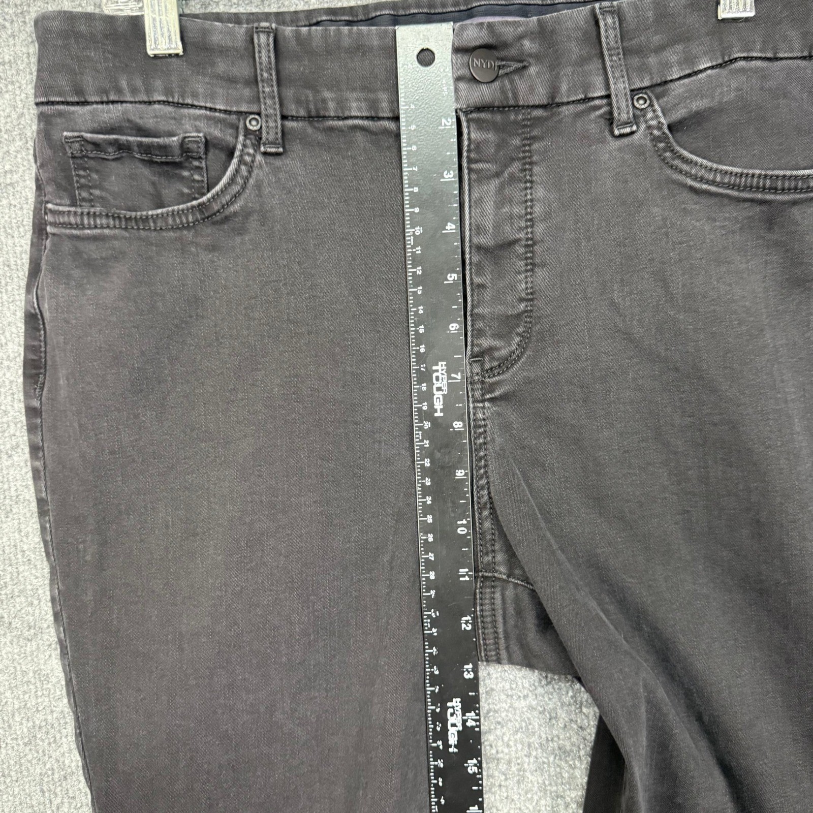 NYDJ Sheri Slim Women Large Vintage Black Waist-Match Lift Tuck Denim MSHBSS8984