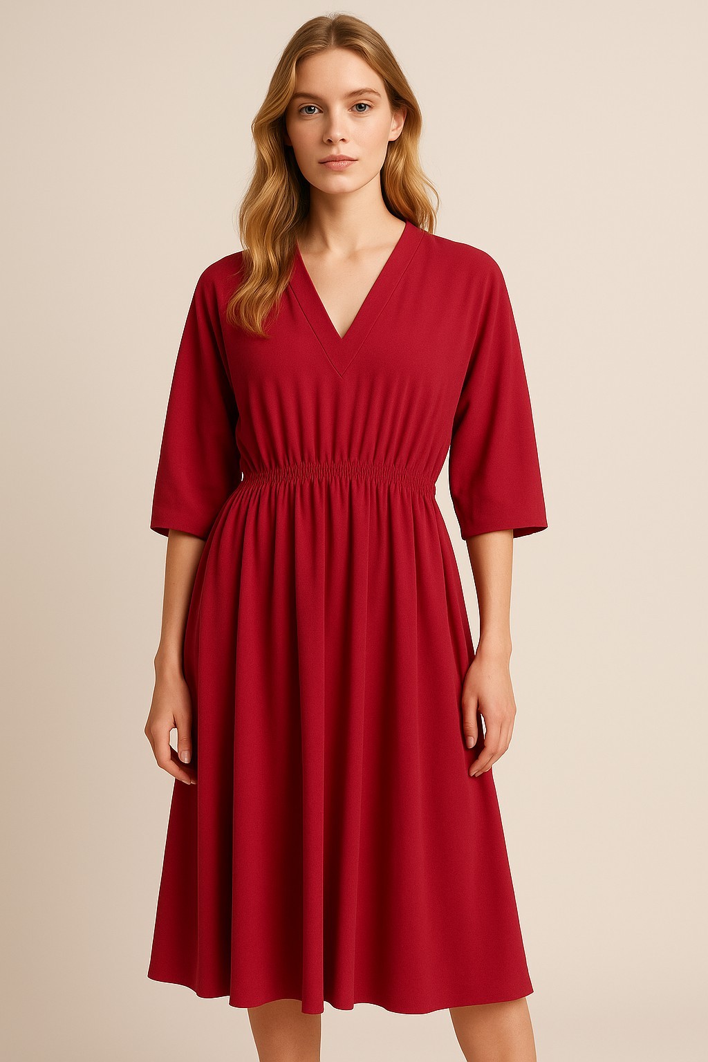 Vintage Sears „The Fashion Place” Dress Cocktail Glam in Red XL or XXL