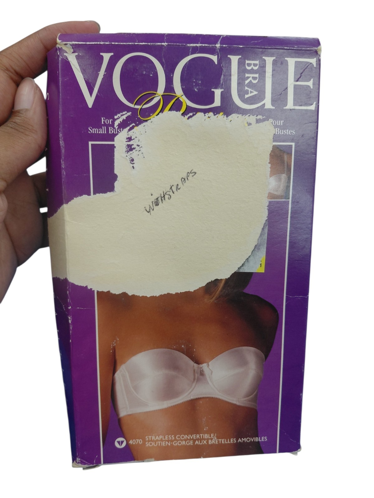Vintage Vogue Petites Underwire Bra Size 32A