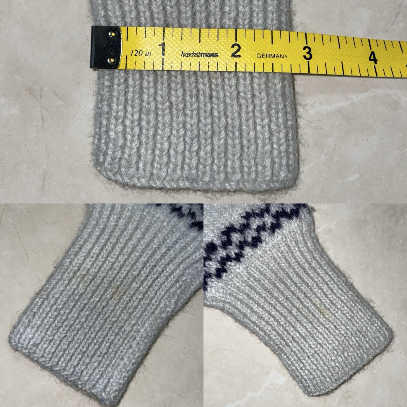 VTG 100% Wool Hand Knit Pullover Crewneck Nordstrom Sweater