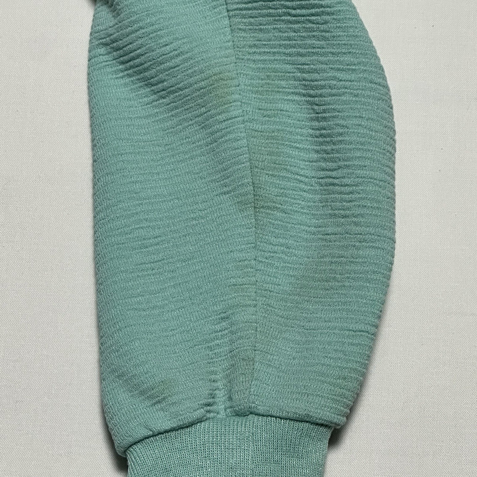 Vintage Ribbed Sea Foam Green Pullover