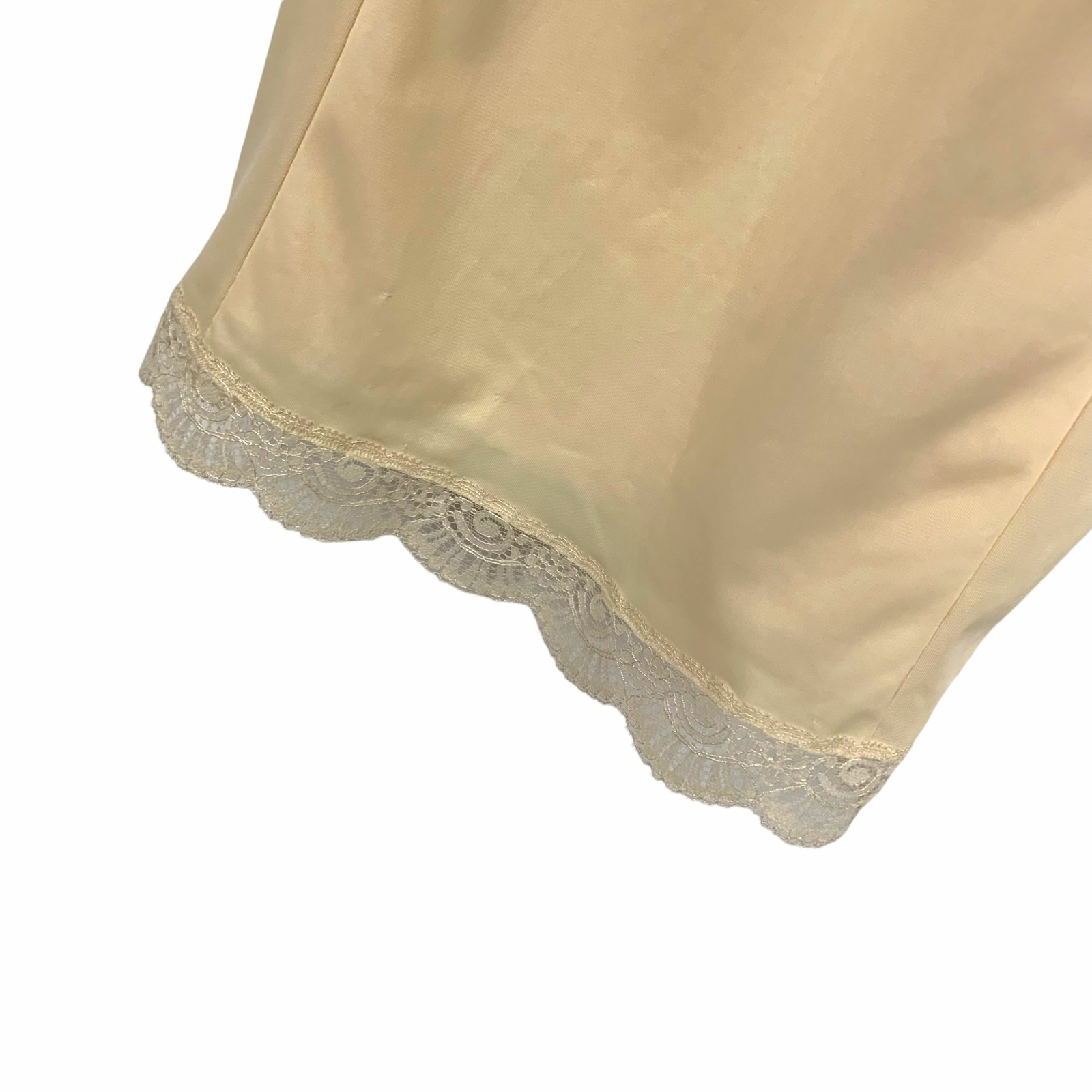 Vintage 50s Sears The Doesnt Slip Cream Fortrel Polyester Slip Medium