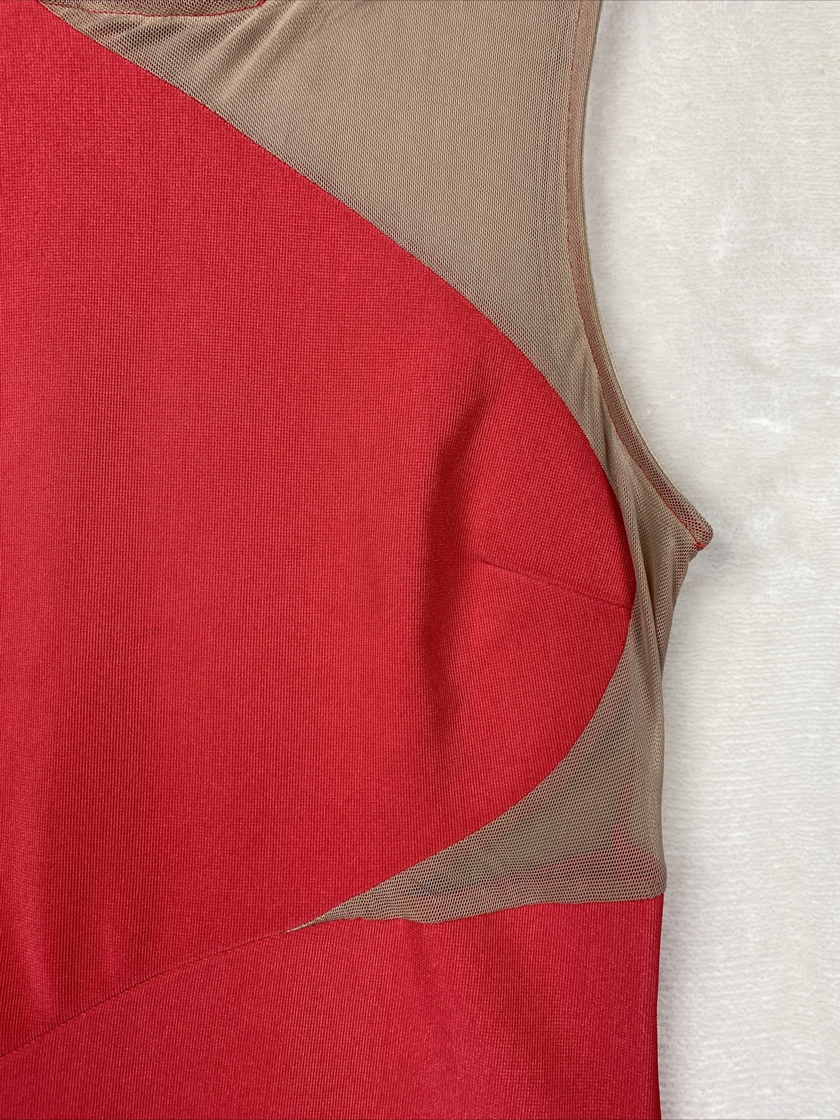 Vintage 70s Winwin Bodycon Dress Womens Small Knit Stretch Asymmetrical Party