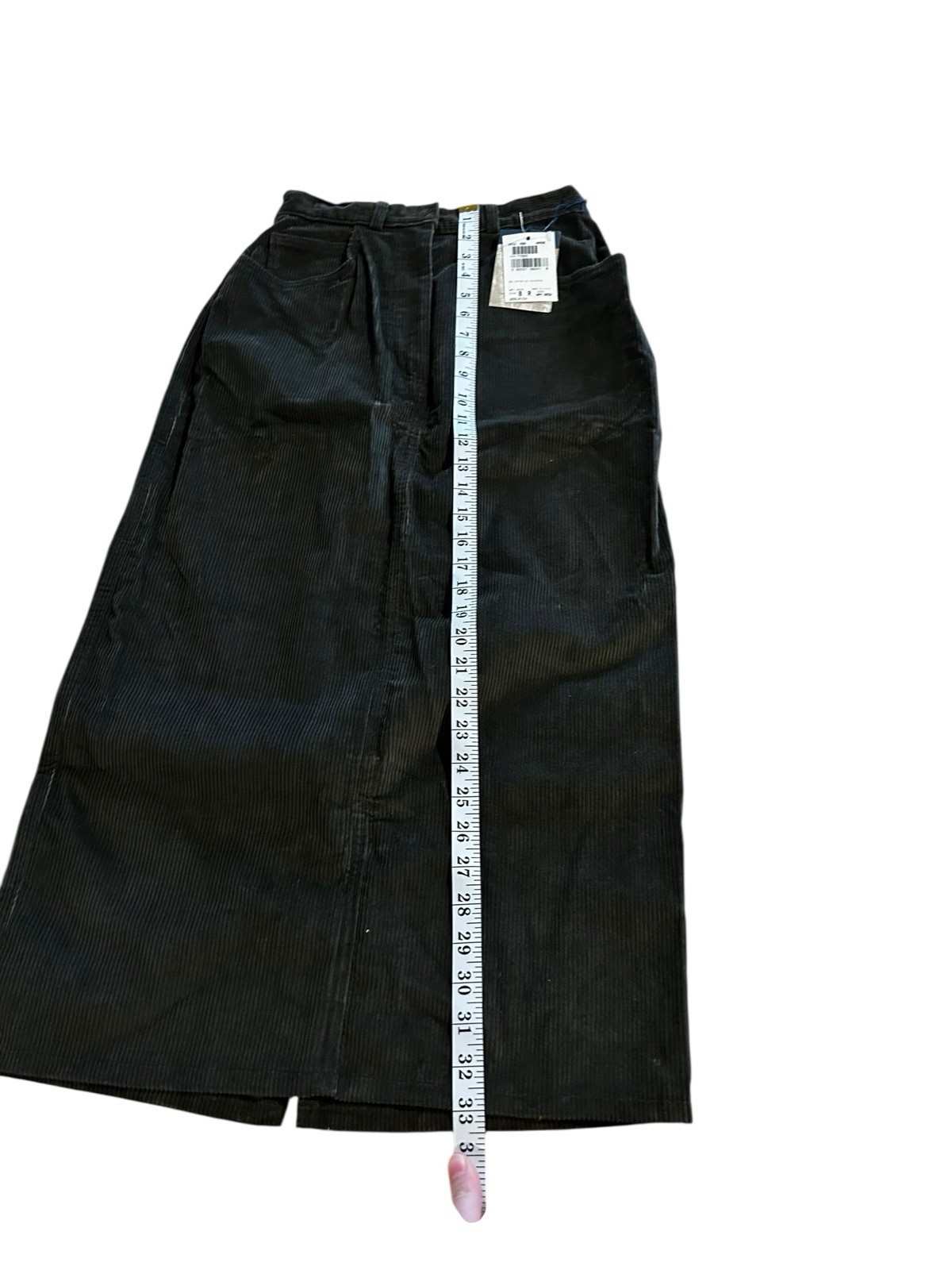 90s Woolrich Corduroy Skirt 8 Army FreeVintage Outdoorwear Full Length Deadstock