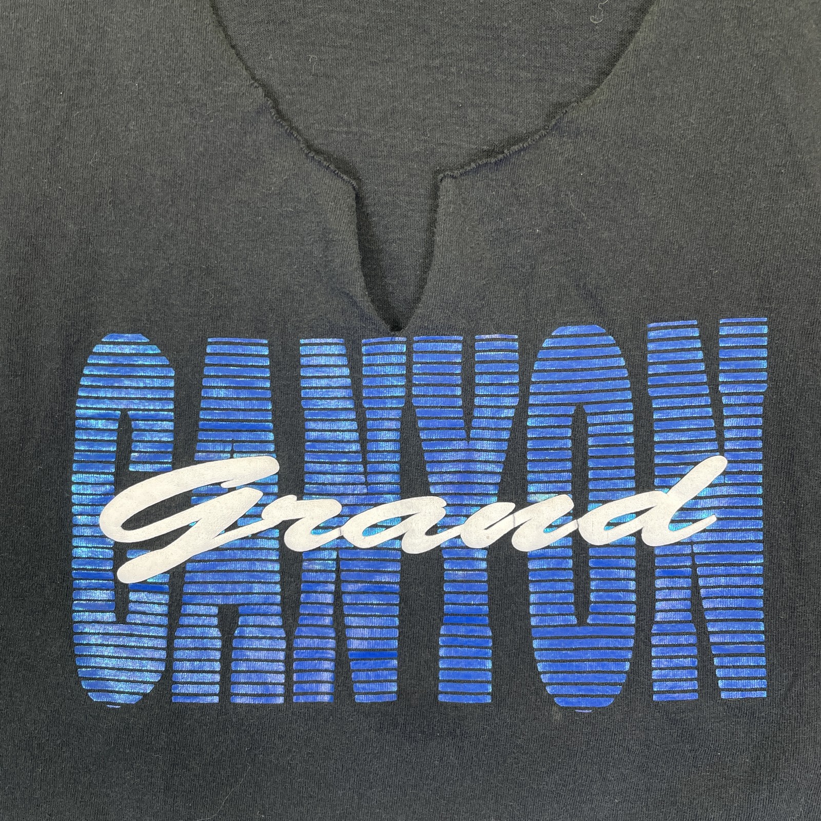 Vintage 90s Grand Canyon Cutoff Crop Top T-Shirt Size Large Retro National Parks